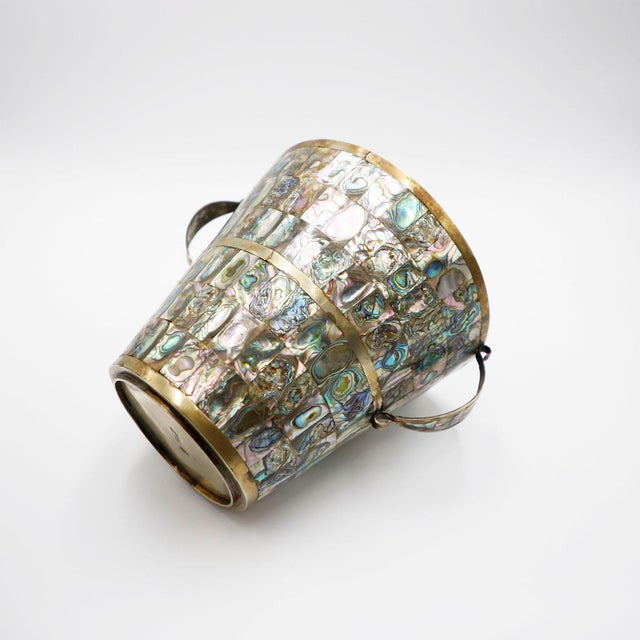 Mexican Vintage Mexican Abalone Accessories - Set of 5 For Sale - Image 3 of 4