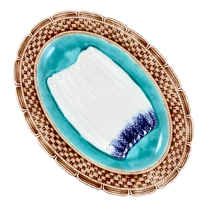 Orchies French Faïence Majolica Asparagus Serving Platter
