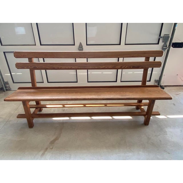 Beautiful Antique Church Pew Complete with Hymnal Slot on the Back and Beautiful Patina. I love this bench so much - it...