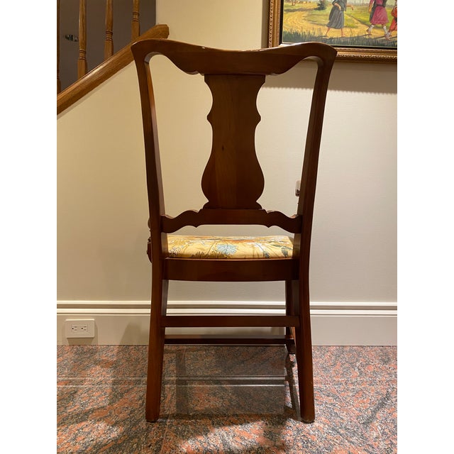 1950s Vintage Floral Upholstered Chair For Sale In Detroit - Image 6 of 10