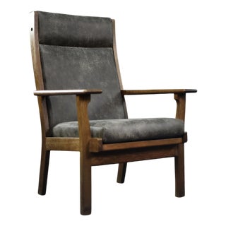 Mid-Century Danish Modern Model GE-181-A Armchair by Hans J. Wegner for Getama, 1950s For Sale