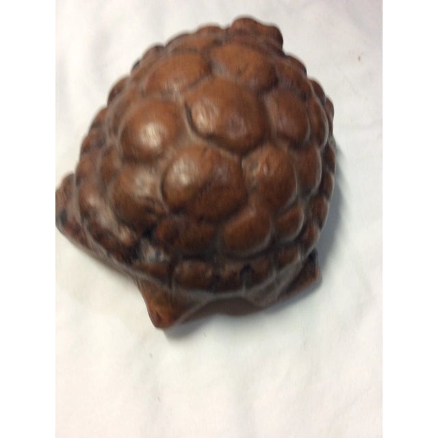 Unique paper marche turtle, probable early to mid- century.