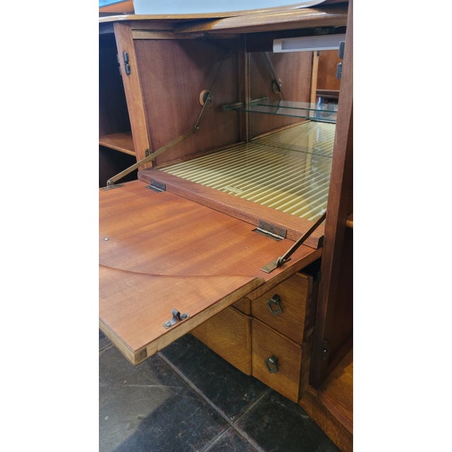 Antique Art Deco Cocktail Cabinet Bar Beautility Company Europe Dry Bar For Sale - Image 12 of 13