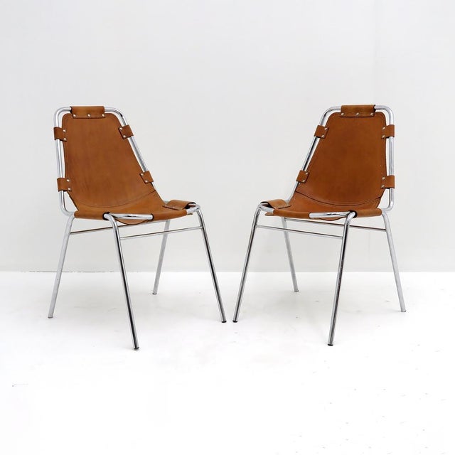 1960s ‘Les Arcs’ Chairs Selected by Charlotte Perriand, 1960 For Sale - Image 5 of 11