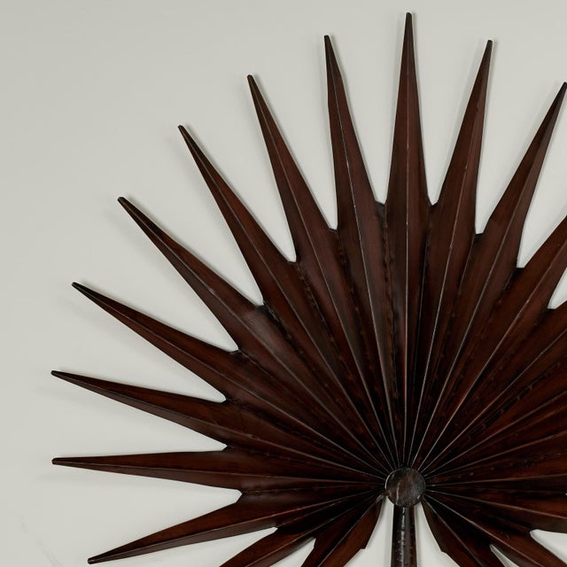 Mid Century Palm Leaf Wall Oriments For Sale - Image 10 of 13