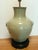 Mid 20th Century Large Celadon Green Ceramic Urn Table Lamp For Sale In New York - Image 6 of 11
