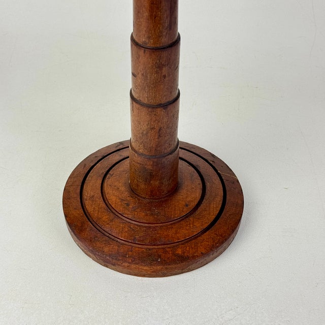 Vintage Leo D. Bernstein 1920s New York City Haberdashery Store Wood Display Stand, Art Deco For Sale In New York - Image 6 of 11