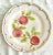 French Country Mid 20th Century Gump’s Vintage Italian Hand Painted Scalloped Stoneware Fruit Plates- a Set For Sale - Image 3 of 9