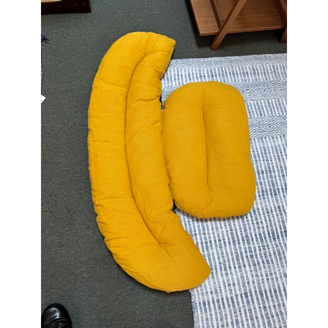 Modern Faye Toogood for Driade Roly Poly Ochre Armchair For Sale - Image 3 of 12