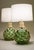 Coastal 1970s Matched Pair XL Bottle Green Glass Globe Rope Macrame Net Fish Float Coastal Tiki Table Lamps Nos "New-Old-Stock" Unused For Sale - Image 3 of 13