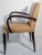 Brown Dakota Jackson Leather Club Art Deco Style Pfm Armchair For Sale - Image 8 of 12