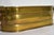 Vintage Brass Herb Planters With Blue & White Ceramic Handles - A Pair For Sale - Image 9 of 12