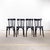 Tall Dark Oak Bentwood Dining Chairs, 1940s, Set of 4 For Sale - Image 10 of 10