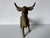 Vintage Solid Brass Bull Sculpture For Sale - Image 9 of 10