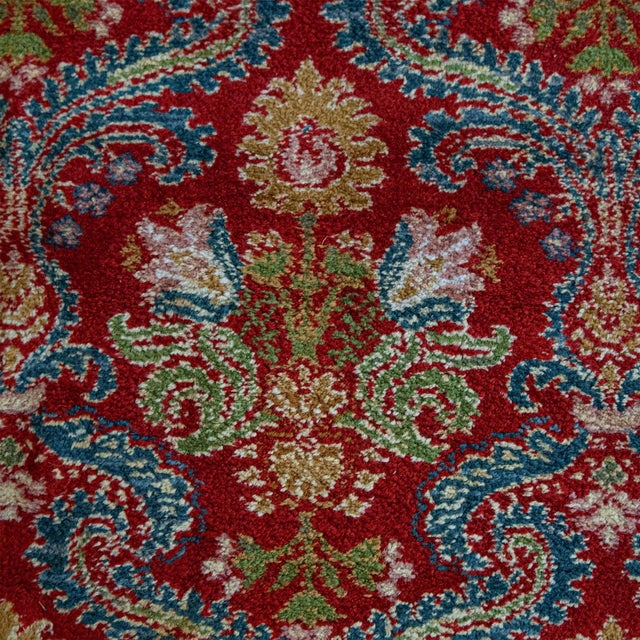 Vintage Spanish Hand-Knotted Rug, 1920s For Sale - Image 4 of 7
