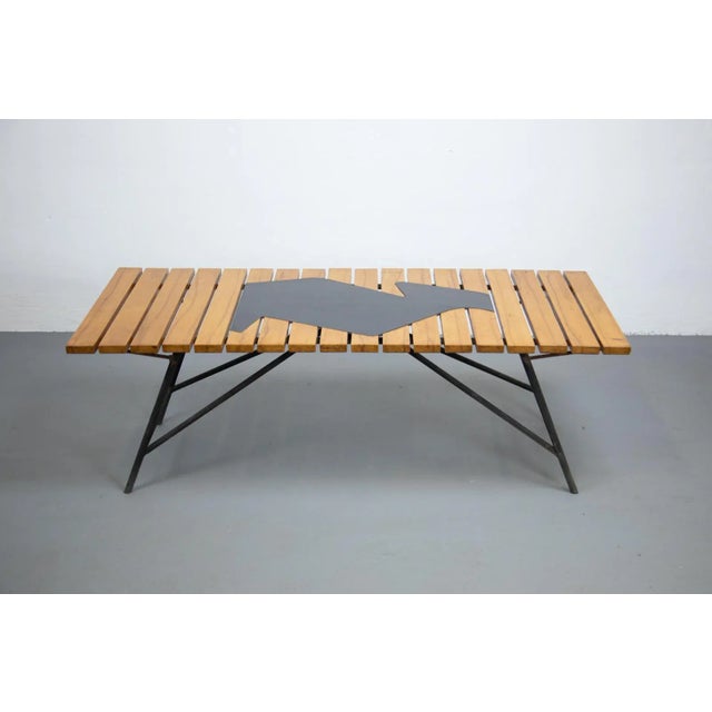 Black Coffee Table by Walter Broccardo, 1950s For Sale - Image 8 of 8