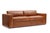 Not Yet Made - Made To Order Lincoln Sofa, Tobacco Leather For Sale - Image 5 of 5