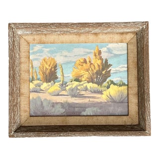 Vintage William Hamilton Landscape Oil Painting For Sale