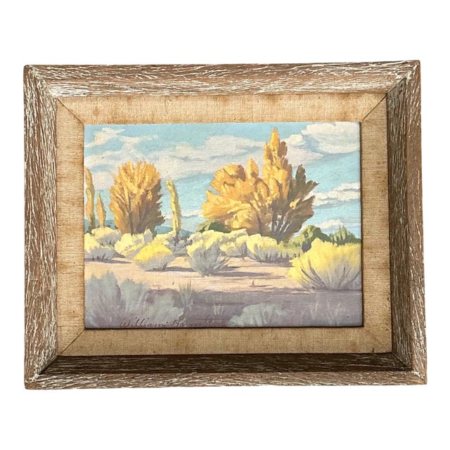 Vintage William Hamilton Landscape Oil Painting For Sale