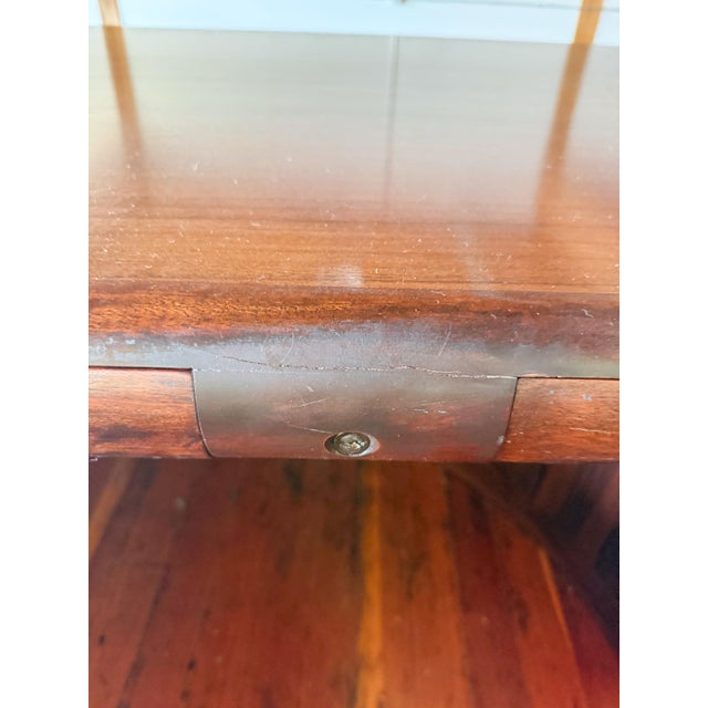1980s Drylund Super Skyline Rosewood Executive Desk For Sale - Image 15 of 18