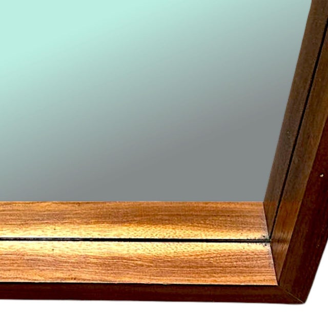 Large Mid-Century Minimalist Scandinavian Teak Full-Length and Floor Mirrors For Sale - Image 13 of 17