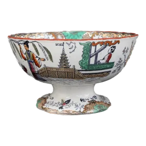 Antique 19th C. Chinese Porcelain Footed Bowl