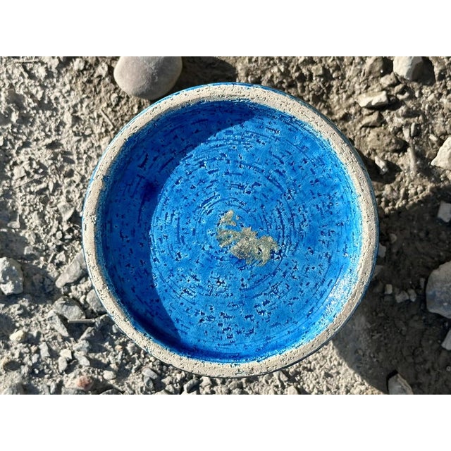 Rimini Blu Ceramic Vase from Bitossi, Italy, 1960s For Sale - Image 6 of 16