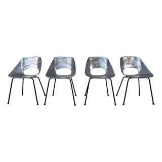 1950s Tulipe Chairs by Pierre Guariche for Steiner (Set of 4) For Sale