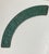 1920s industrial sign reading "GREASE-T" in an arc. Wooden cut out letters mounted to a wooden strip and painted green,...