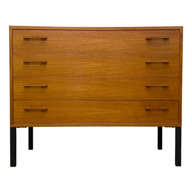 Teak Chest of Drawers by Kai Kristiansen for Feldballes Möbelfabrik, Denmark, 1960s For Sale