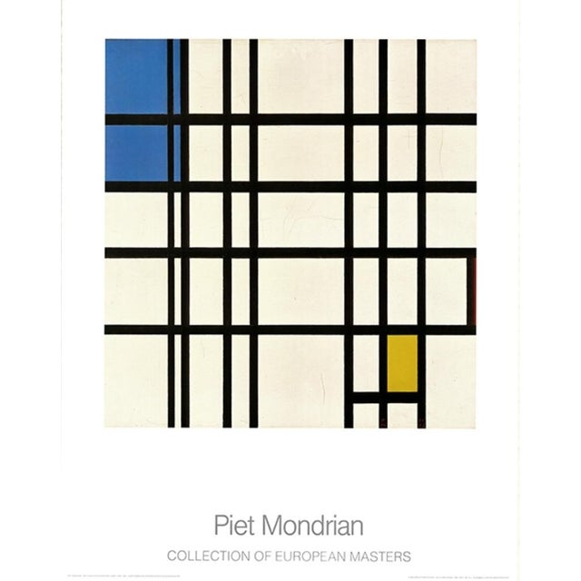 Rhythm from Black Lines by Piet Mondrian is a timeless example of geometric abstraction, based on the original works...