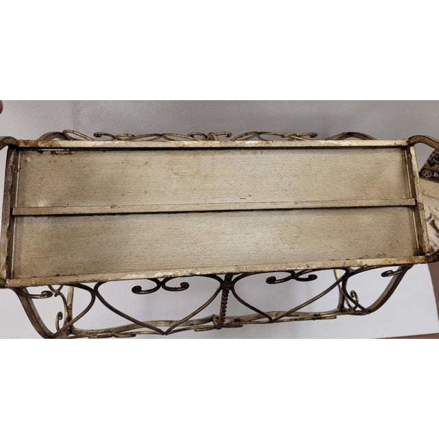 1950s Vintage Tuscan Magazine Rack For Sale - Image 5 of 9