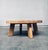 Brutalist Oak Round Coffee Table from Meubelfabriek Oisterwijk, Netherlands, 1960s For Sale - Image 9 of 18