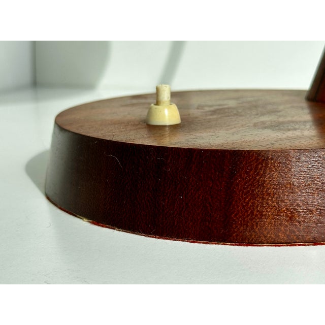 Mid-Century Modern Model 33 Table Lamp in Teak and Copper from Temde Leuchten, Germany, 1960s For Sale - Image 11 of 18