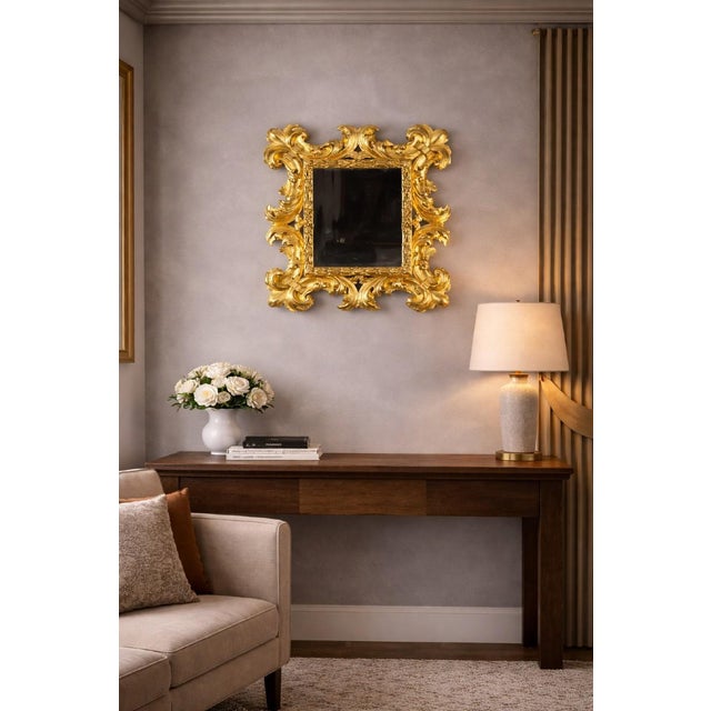 Italian Louis XIV Gold-Gilded Wooden Frame, Early 18th Century For Sale - Image 5 of 6