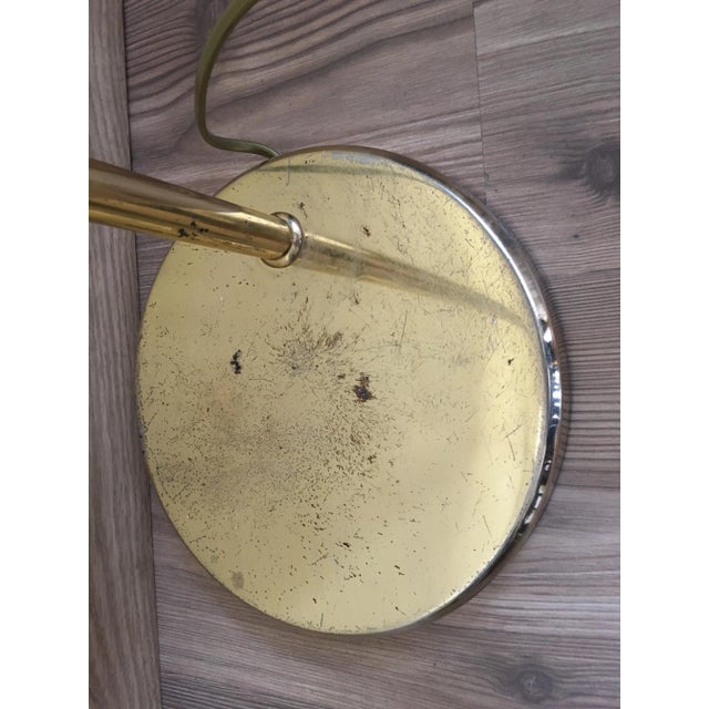 Gold Vintage Brass Floor Lamp, 1970s For Sale - Image 8 of 11