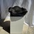 Brutalist Blackened Teak Bowl in the Shape of a Leaf or Flower, 1980s For Sale - Image 3 of 11