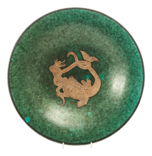 Large Argenta Dish by Wilhelm Kåge for Gustavsberg, Sweden, 1950s