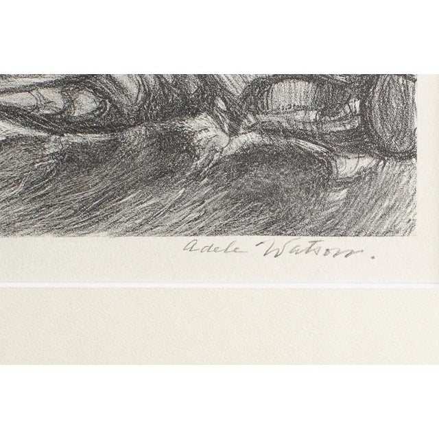 18th Century Antique Etching Limited Edition Original Signed by American Artist Adele Watson 1873 - 1947 Titled "Ogunquit Point 14/30" For Sale - Image 5 of 8