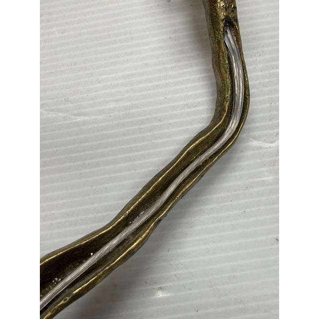 Brass Arlus Style Wall Sconces, Late 20th Century For Sale - Image 8 of 12