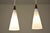 1970s Trumpet 2-Light Pendant by Fog & Mørup for Holmegaard, Denmark, 1960s For Sale - Image 5 of 13