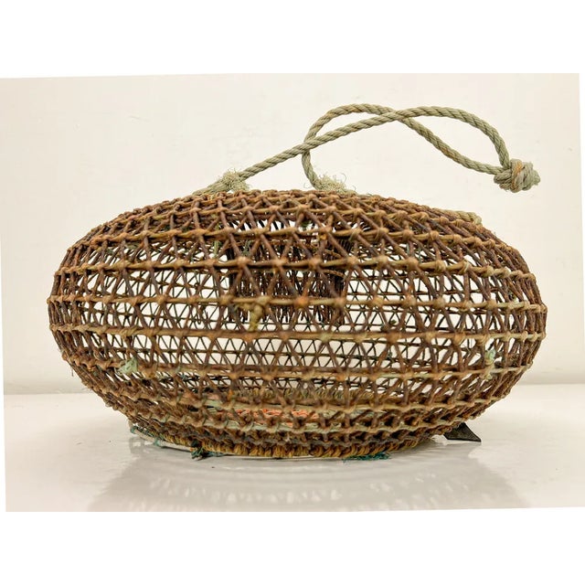 Wire Cage for Shell Fish, 1960s For Sale - Image 4 of 11