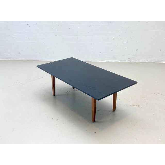 Modern Dining Table in Black Ash with Wooden Frame, 1960s For Sale - Image 11 of 15