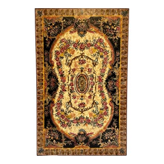 Maitland-Smith Hand-Painted Decorative Wall Panel in European Tapestry Style For Sale