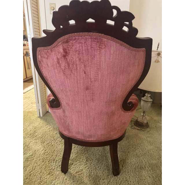 Victorian 1970s 2 Victorian Kings Chairs - Kimball For Sale - Image 3 of 10