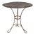 1920s French Wrought Iron Bistro Table or Garden Table For Sale