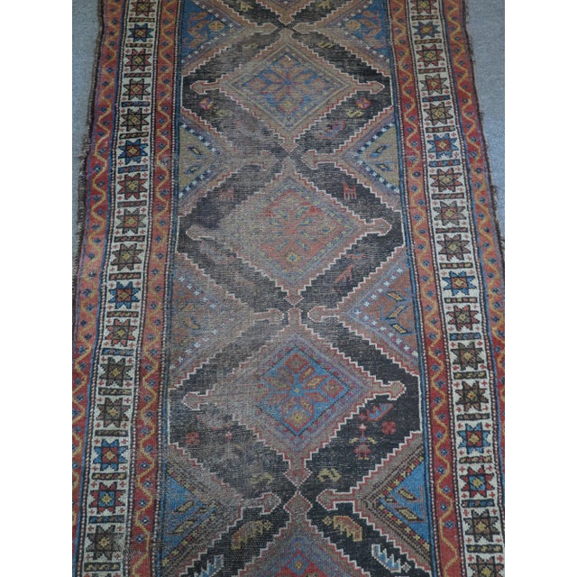 1940s 1940s Vintage Tabriz Runner Rug - 3′5″ × 7′11″ For Sale - Image 5 of 12