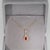 Contemporary Aaa Padparadscha Sapphire Pendant With Natural Diamonds: Solid 14k Gold, 6x4mm For Sale - Image 3 of 7
