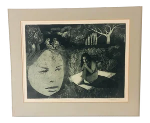 Douglas Huston Print 31x26, D. 1971