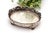 Metal Silver Ring with Embossed Grid For Sale - Image 7 of 7